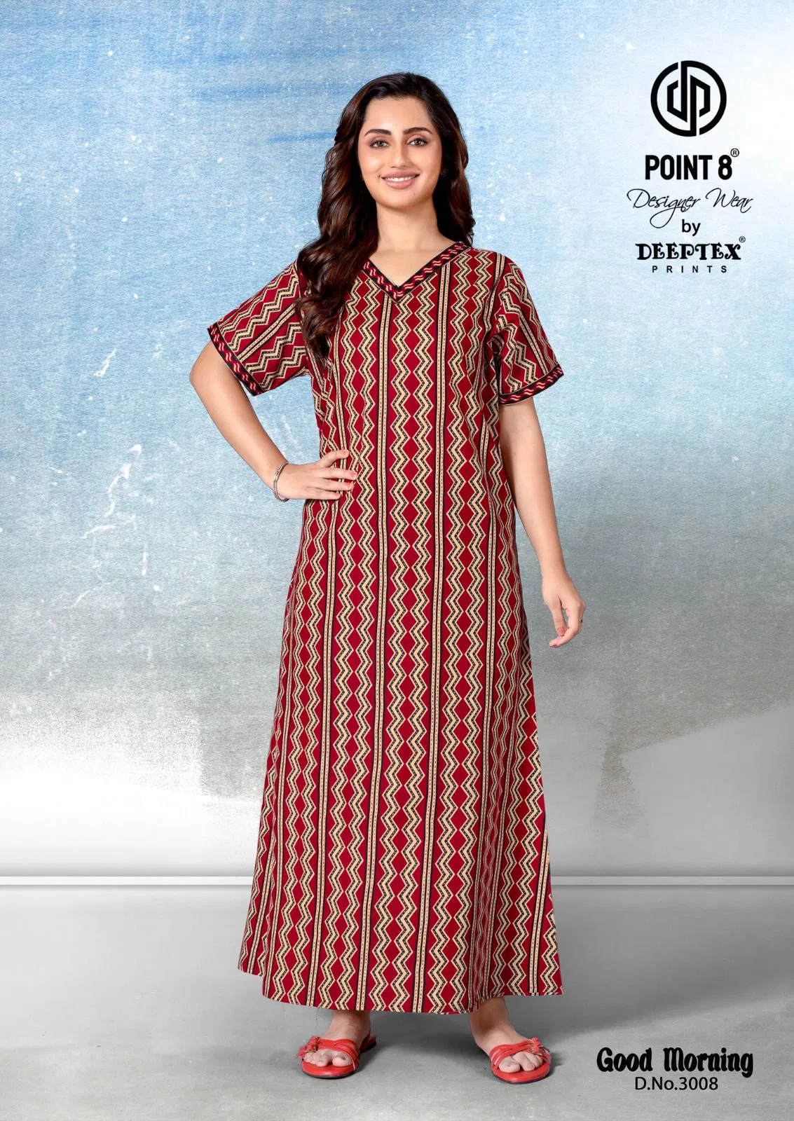 Good Morning Vol 3 By Deeptex Cotton Printed Wholesale Nighty Orders In India